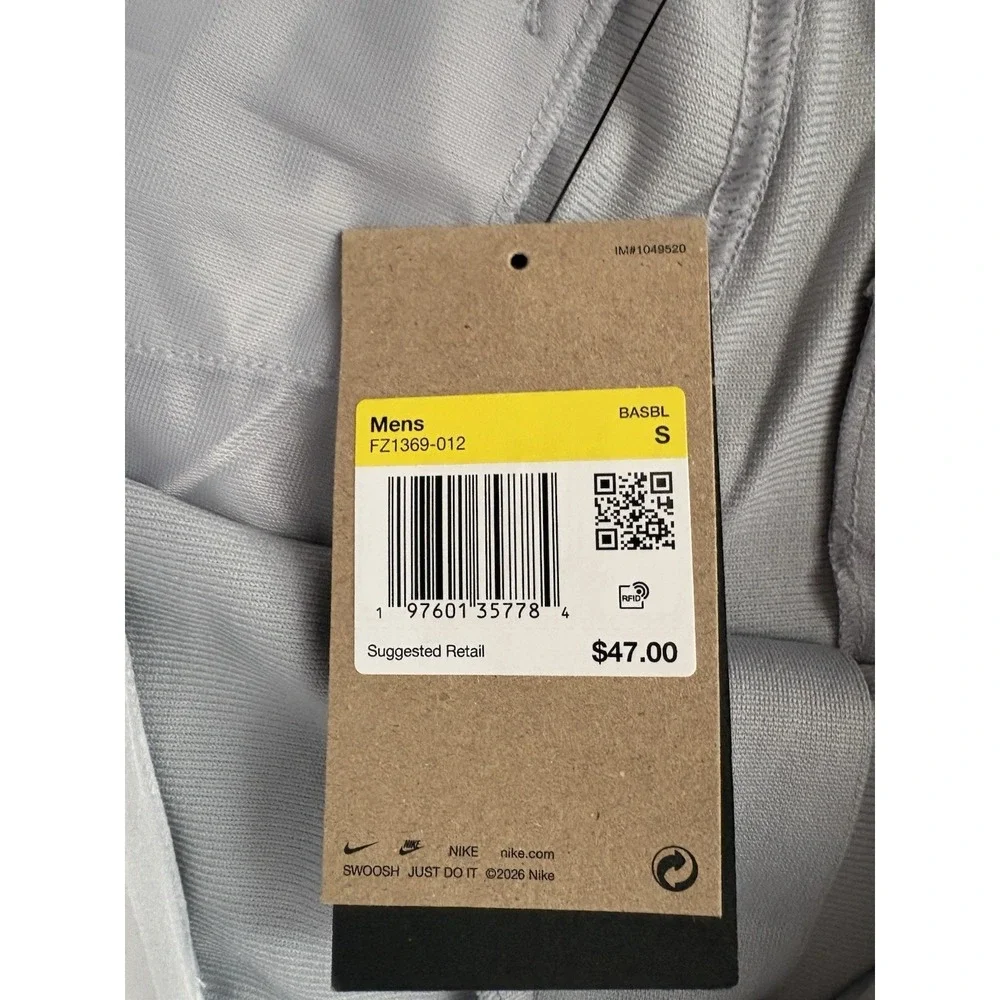 NEW Nike Vapor Select Baseball Pants Men Small Gray FZ1369-012 Nike Vapor Pants